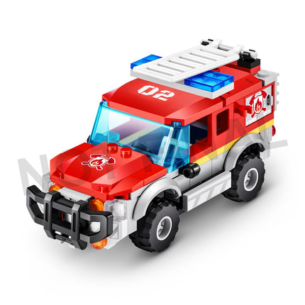 Max City Bricks ugunsdzēsēju depo, 265 gab.