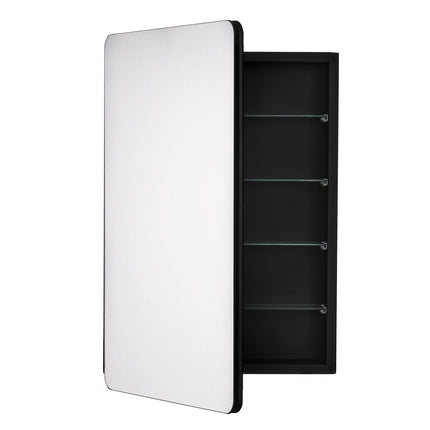 Medicine Cabinet with Mirror, 20 x 30, 4 Adjustable Shelves