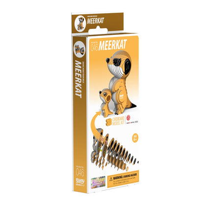 Meerkat 3D kartona modeļu komplekts radošai būvēšanas jautrībai