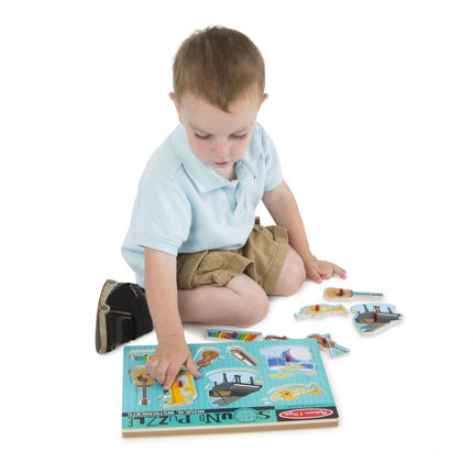 Melissa & Doug mūzikas instrumentu skaņu puzle