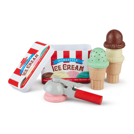 Melissa & Doug rotaļu komplekts Scoop & Stack saldējums