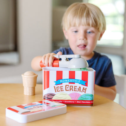 Melissa & Doug rotaļu komplekts Scoop & Stack saldējums