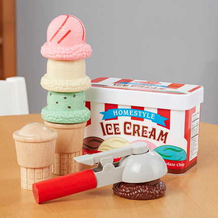 Melissa & Doug rotaļu komplekts Scoop & Stack saldējums