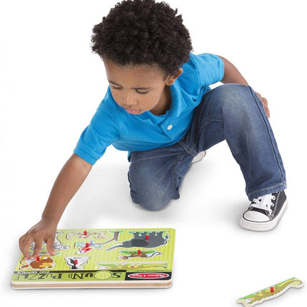 Melissa & Doug Zoo dzīvnieku skaņu puzle