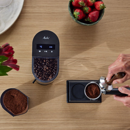 Melitta Linea koniskā maluma kafijas dzirnaviņas, 13 maluma iestatījumi