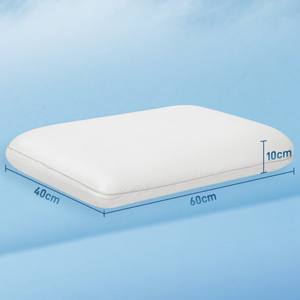 Memory Foam spilvens, ergonomisks 60x40 cm, noņemams pārvalks