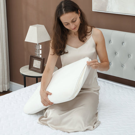 Memory Foam spilvens, ergonomisks 60x40 cm, noņemams pārvalks