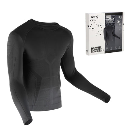 Vīriešu melns termoaktīvs tops, L/XL