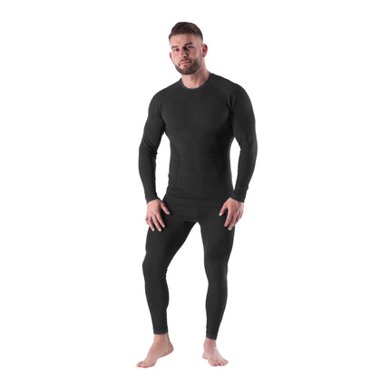 Vīriešu melns termoaktīvs tops, L/XL