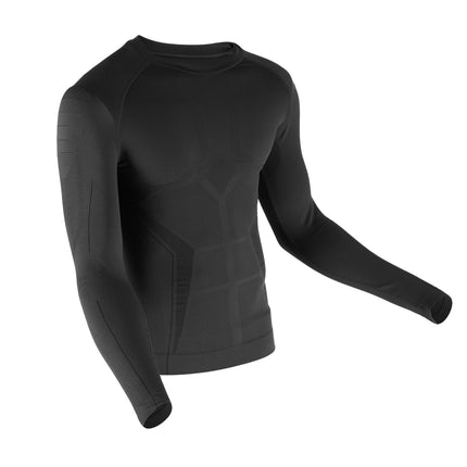 Vīriešu melns termoaktīvs tops, L/XL