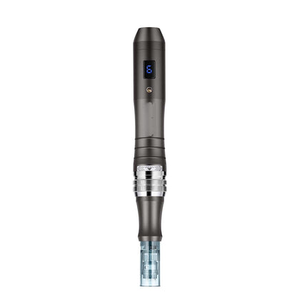 Microneedling Pen, 6-Speed LCD, 0-2.5mm, 6 Cartridges