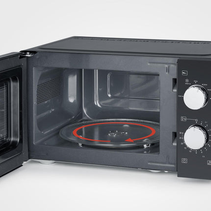 Microwave oven Black 700W 17 liters MW 7886