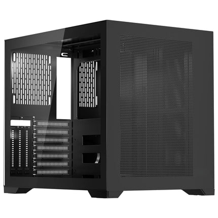 Mid Tower PC Case – Dual Chamber, Tempered Glass, ATX