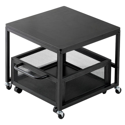 Mini Fridge Stand With Storage Cart, Wheels, 198 lb