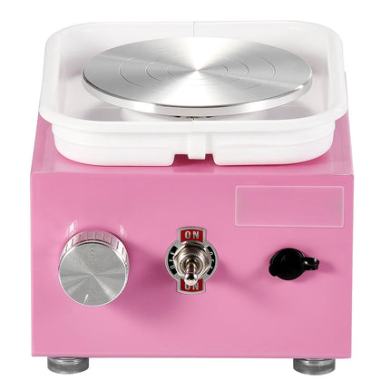 Mini Pottery Wheel, 0-320 RPM, Detachable Basin, 18 Tools