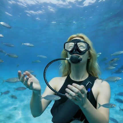Mini Scuba Tank 1L, 15–20 Min, Backpack And Goggles