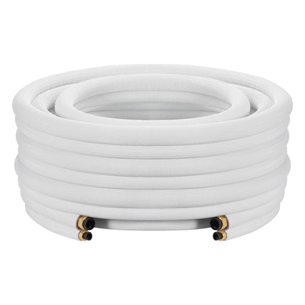 Mini Split Line Set 50 Ft, 1/4–1/2 Insulated Copper