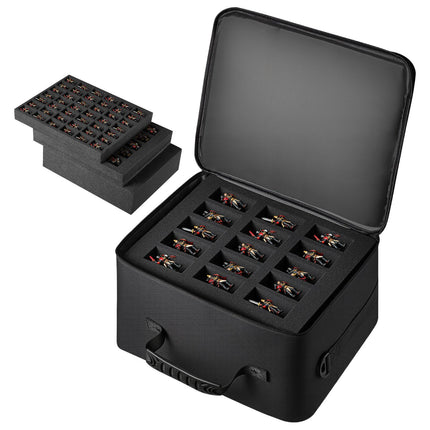 Miniature Carrying Case for 1:500–1:750 Minis, 3 Foam Layers