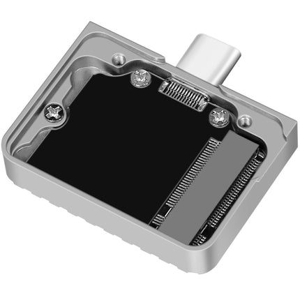 Mini enclosure for PCIe NVMe SSD USB-C Aluminum