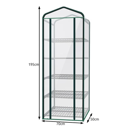 Mini folijas siltumnīca - 5 plaukti 23359