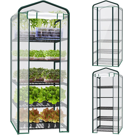 Mini folijas siltumnīca - 5 plaukti 23359