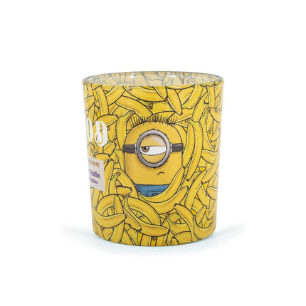 Aromātiskā svece "Minions" - augļu, salda, deg 25 stundas