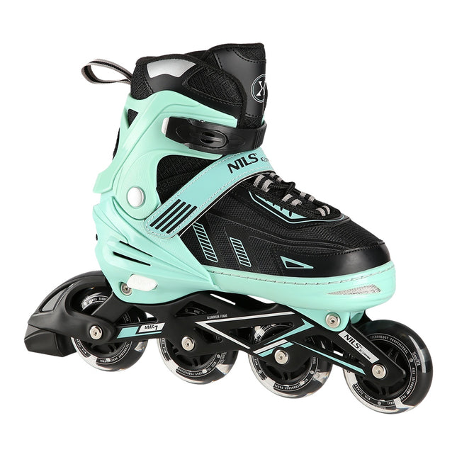 Mint krāsas LED skrituļslidas, XL izmērs (43-45)
