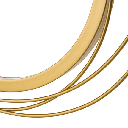 Round Metal Mirror Set - Wall Art for Living Room & Bedroom