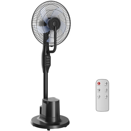Miglošanas pjedestāla ventilators, 70 svārstības, 3 ātrumi, 3,5 l tvertne