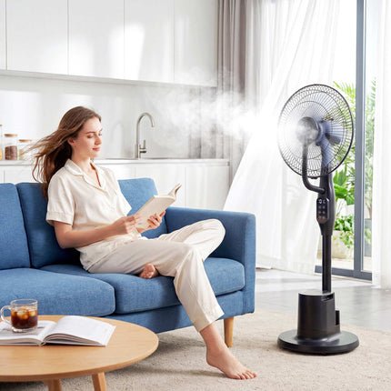Miglošanas pjedestāla ventilators, 70 svārstības, 3 ātrumi, 3,5 l tvertne