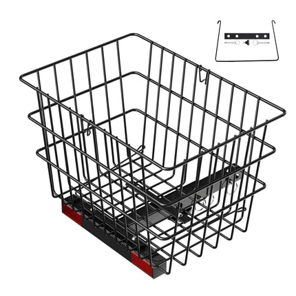 Mobility Scooter Rear Basket, Metal Wire, 1-Inch Receiver