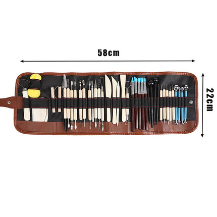 Modelēšanas un skulptūru veidošanas instrumentu komplekts, 10 daļas
