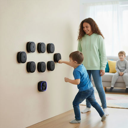 Modulāra boksa siena ar Bluetooth un MMA cimdiem