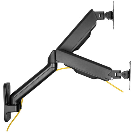 Monitor arm Wall mount 17-32" Double gas spring