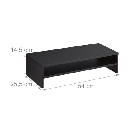 Monitora statīvs ar papildu plauktu