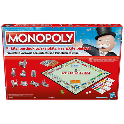Klasiskā galda spēle Monopoly (lietuviešu valodā)