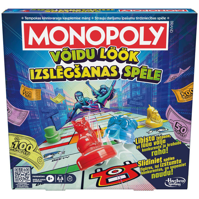 Monopola galda spēle Knockout (igauņu un latviešu valodā)