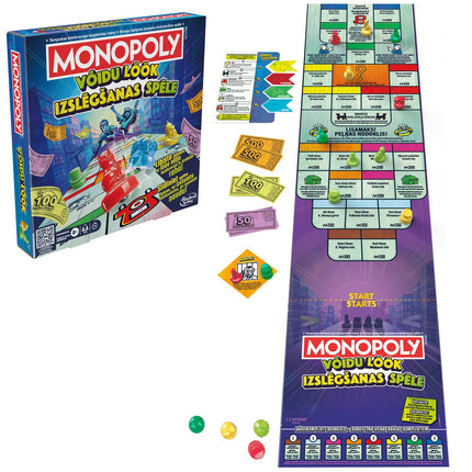 Monopola galda spēle Knockout (igauņu un latviešu valodā)