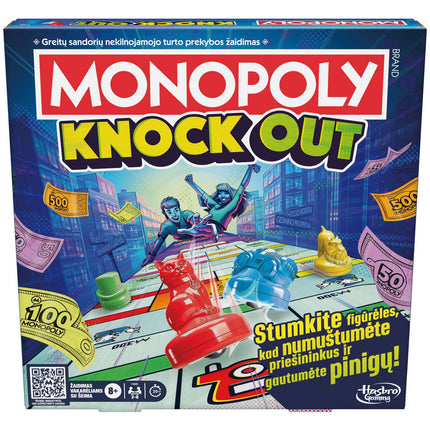 Monopola galda spēle Knockout (lietuviešu valodā)