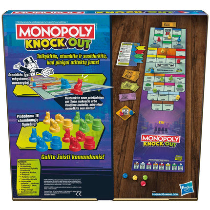 Monopola galda spēle Knockout (lietuviešu valodā)
