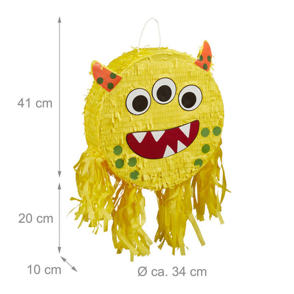 Briesmoņu piñata bērnu ballītei - piepildāma un jautra