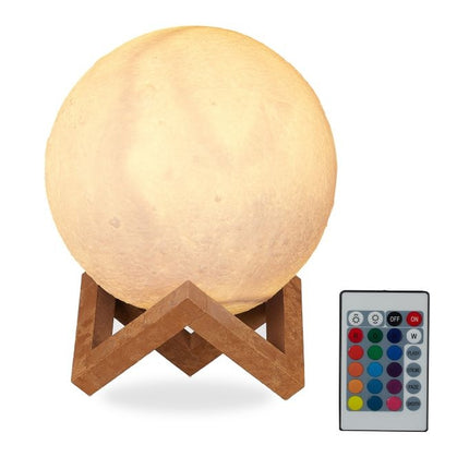 Mēness lampa 3D krāsu maiņa