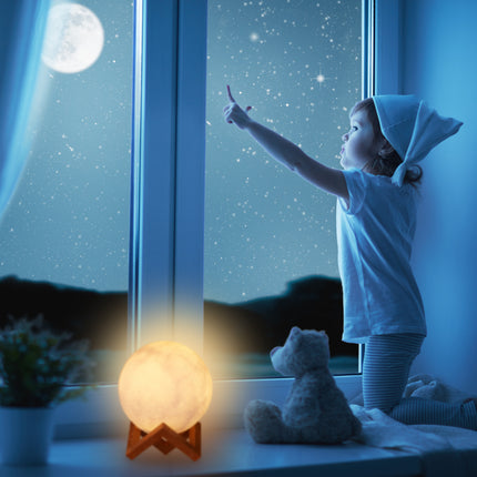 Mēness lampa 3D krāsu maiņa