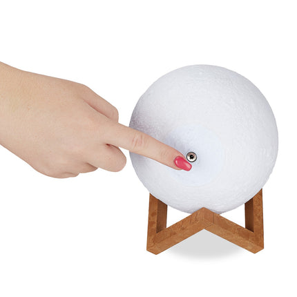 Mēness lampa 3D krāsu maiņa