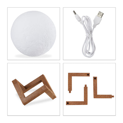 Mēness lampa 3D
