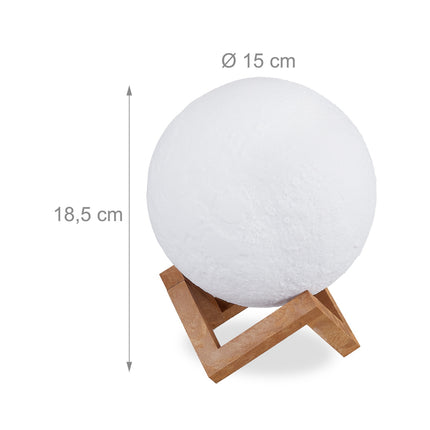 Mēness lampa 3D