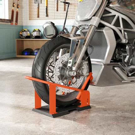 Motocikla riteņa ķīlis, regulējams, tērauds, celtspēja 816,5 kg