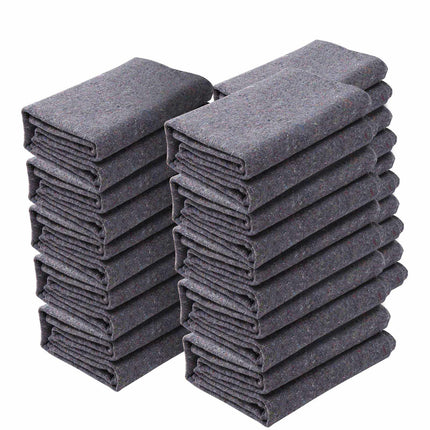 Moving Blankets, 12-Pack 72x54 in Recycled Cotton