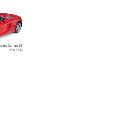 Msz Die-Cast modelis Porsche Carrera Gt, Mērogs 1:24