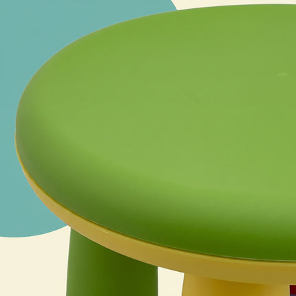 Daudzkrāsains bērnu plastmasas krēsls, sēdekļa augstums 26 cm